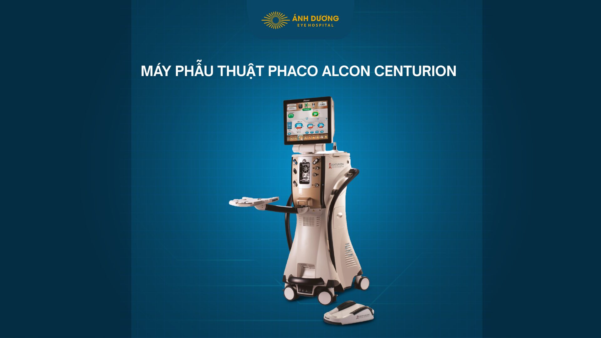 Máy Alcon Gold Centurion – Công Nghệ Phaco Tiên Tiến Trong Phẫu Thuật Đục Thủy Tinh Thể