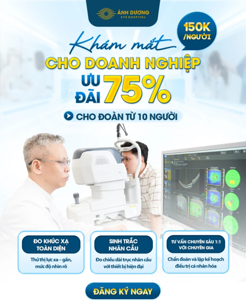CHI PHÍ KHÁM MẮT TỔNG QUÁT TẠI CƠ SỞ Y TẾ UY TÍN HÀNG ĐẦU CẢ NƯỚC