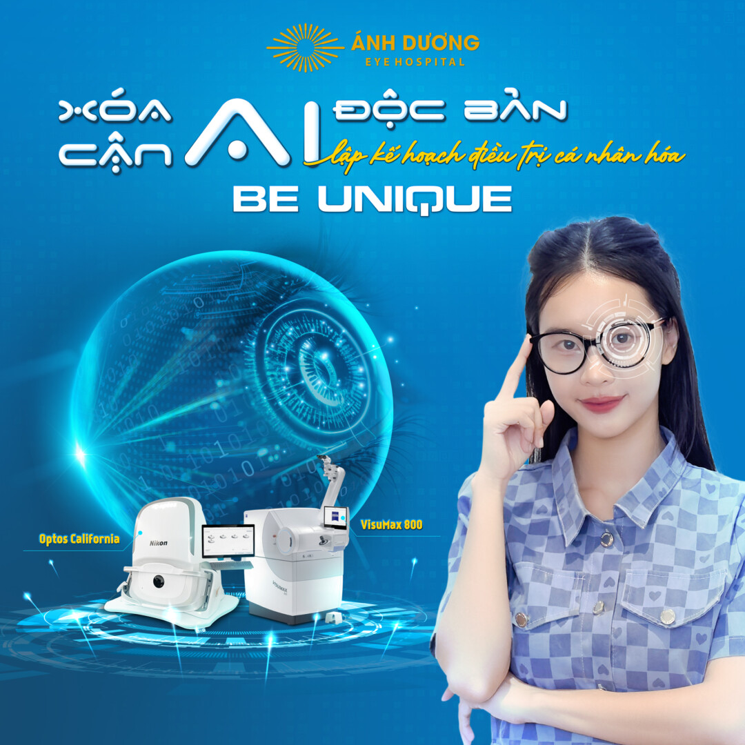 Mổ cận AI: Giải pháp xóa cận hiện đại, an toàn và cá nhân hóa