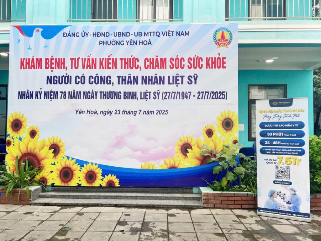 Khám mắt miễn phí cho cựu chiến binh 
