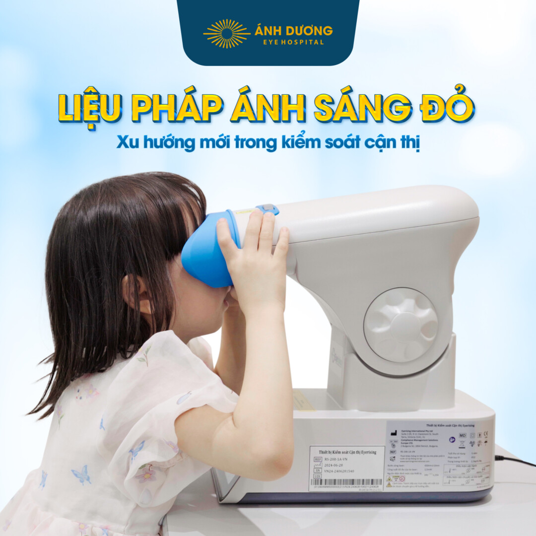 Liệu Pháp Ánh Sáng Đỏ – Giải Pháp Kiểm Soát Cận Thị Hiệu Quả Lên Đến 87,7%