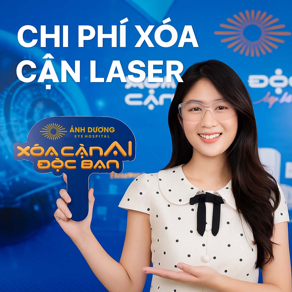 Chi phí xóa cận laser và kinh nghiệm lựa chọn bệnh viện uy tín