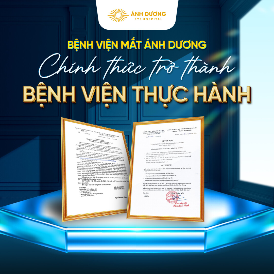 Bệnh Viện Mắt Ánh Dương Chính Thức Trở Thành Bệnh Viện Thực Hành: Bước Tiến Mới Trong Sứ Mệnh Chăm Sóc Thị Lực