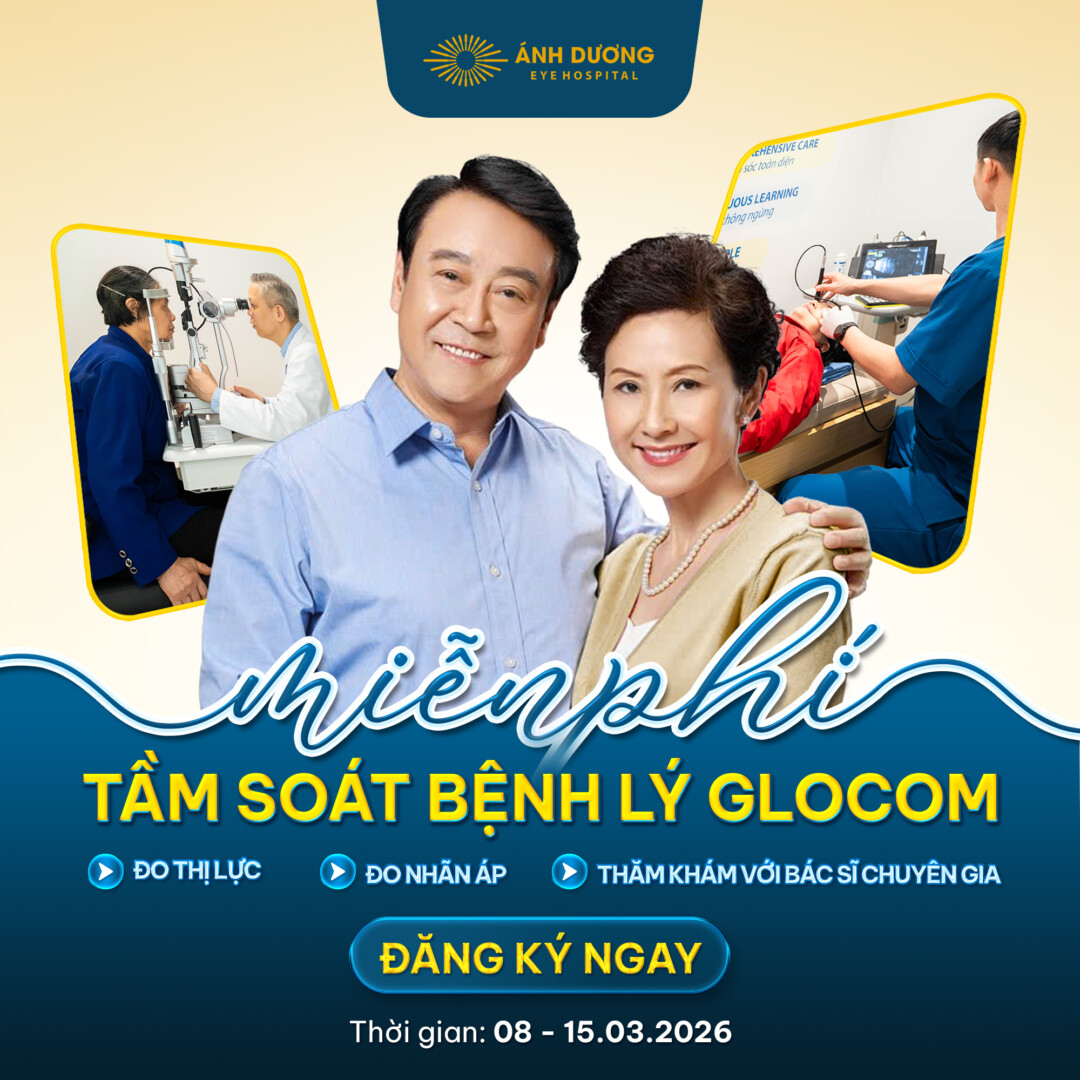 TẦM SOÁT GLÔCÔM MIỄN PHÍ: BẢO VỆ ĐÔI MẮT, NGĂN NGỪA MÙ LÒA