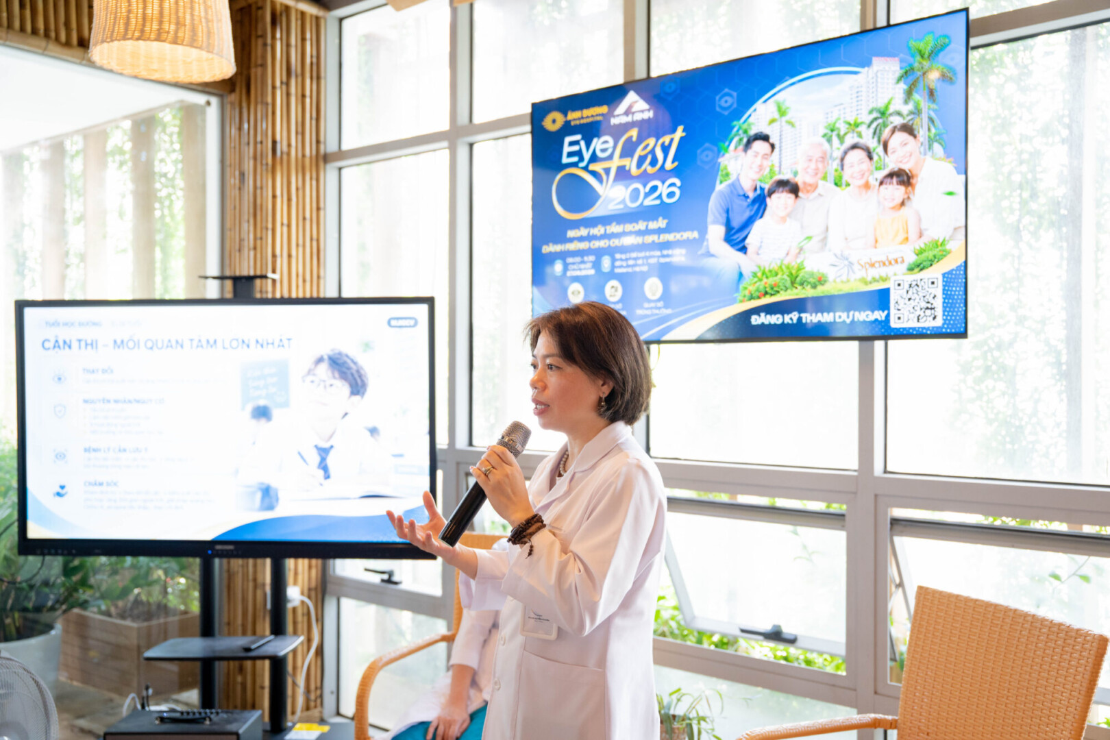 ThS.BS Phạm Huyền Khanh chia sẻ tại Eye Fest 2026