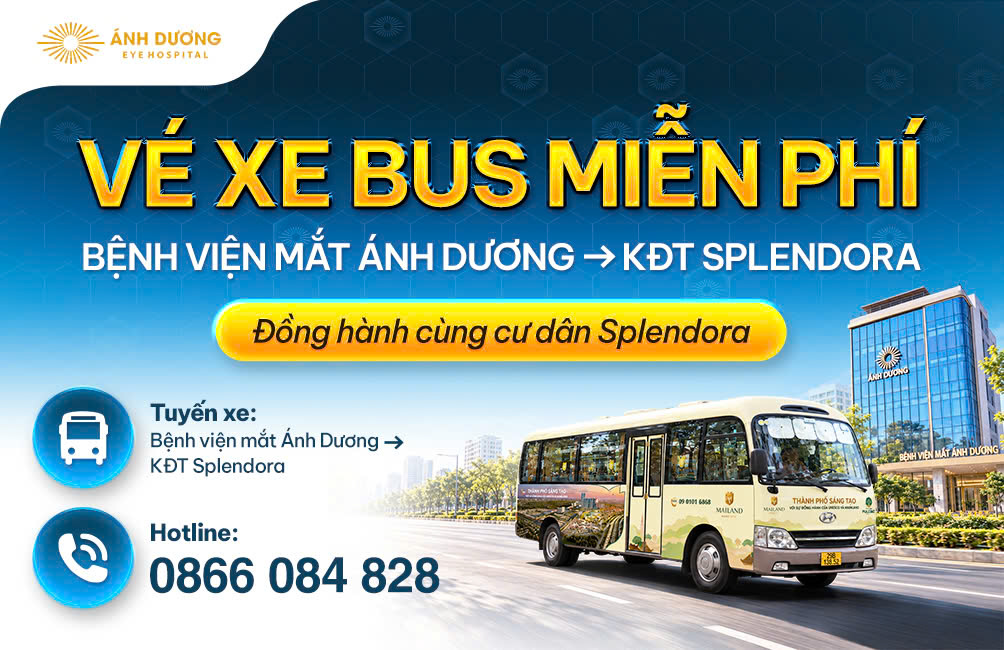 Eye Fest 2026 – Đặc Quyền Xe Bus Miễn Phí Từ Splendora Đến Bệnh Viện Mắt Ánh Dương