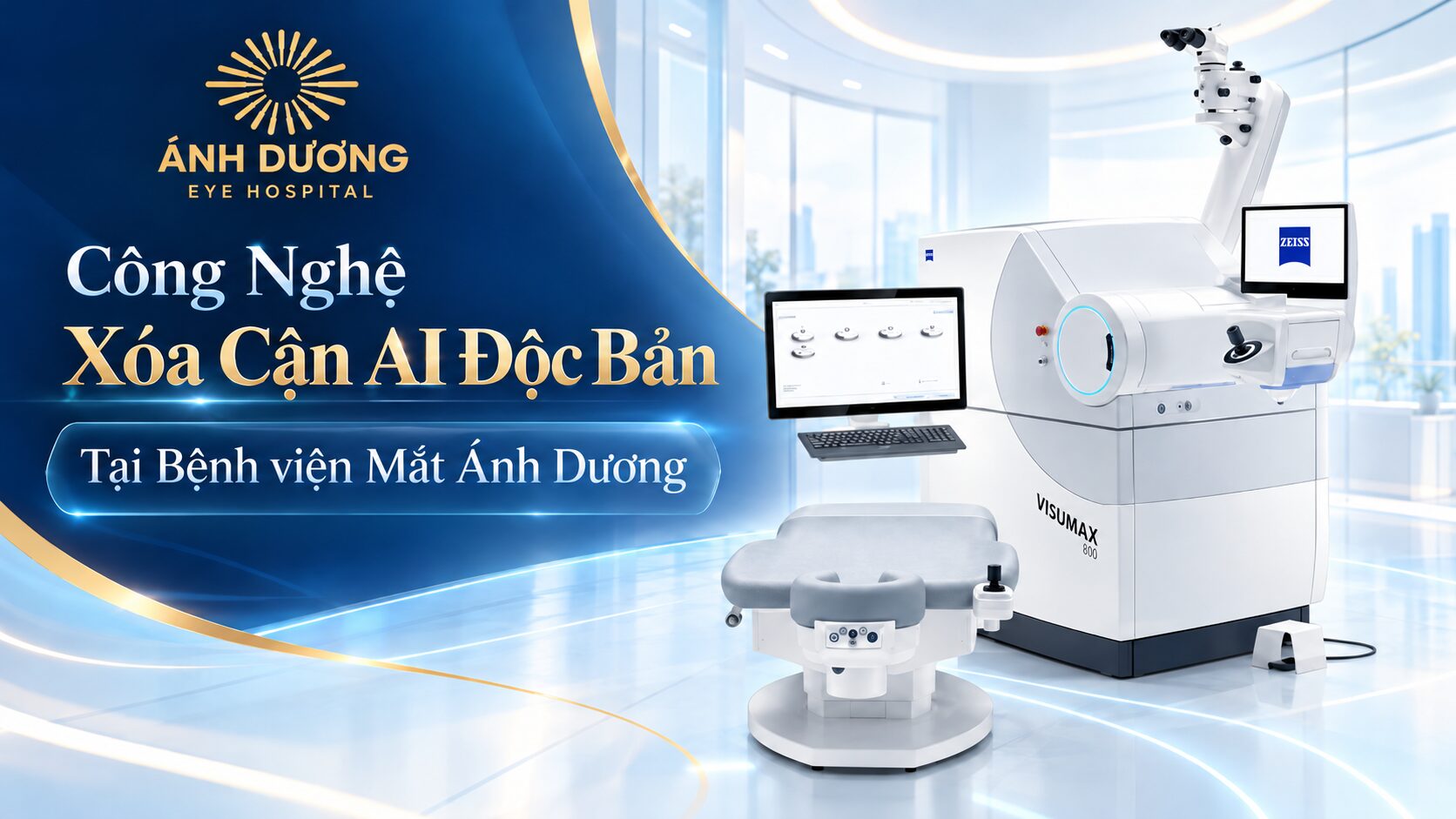 Công Nghệ Xóa Cận AI Độc Bản Tại Bệnh viện Mắt Ánh Dương