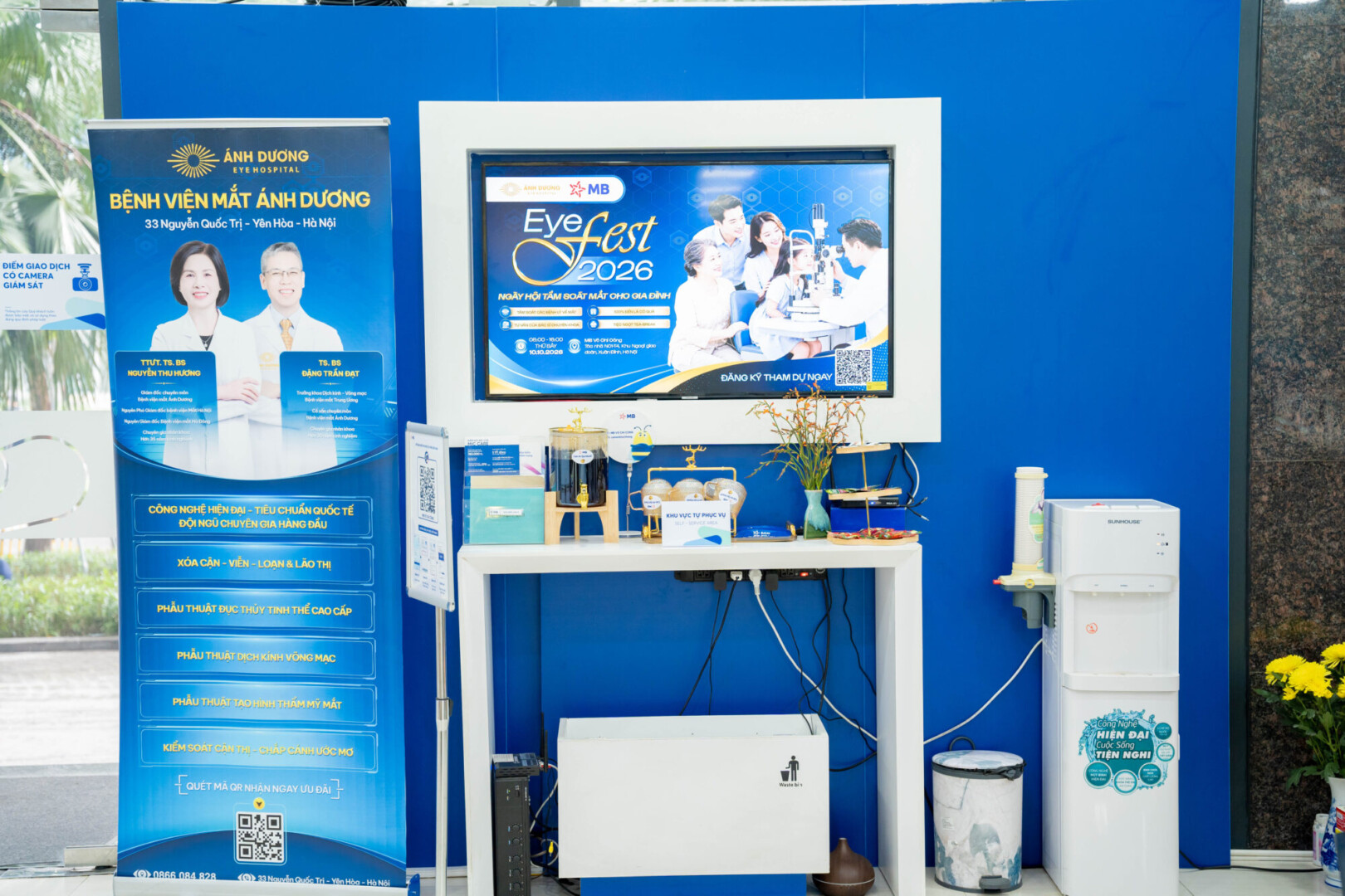 Sự kiện Eye Fest 2026 được tổ chức tại Ngân hàng MB - Chi nhánh Võ Chí Công.